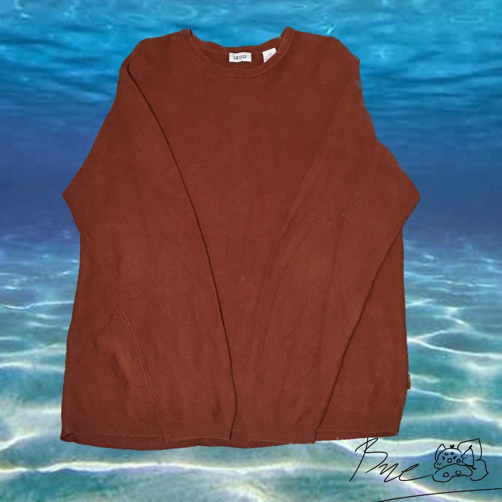 IZOD Vintage Unisex Dark Orange Sweater